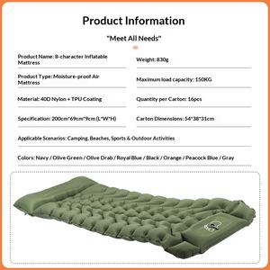 <span class=keywords><strong>Matelas</strong></span> pneumatique gonflable confortable et imperméable pour le camping - 1-2 personnes - <span class=keywords><strong>Sac</strong></span> de transport portable avec design résistant à l'usure - Product Image 2