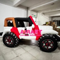 Modèle de voiture gonflable fabriqué en usine pour idée de publicité extérieure