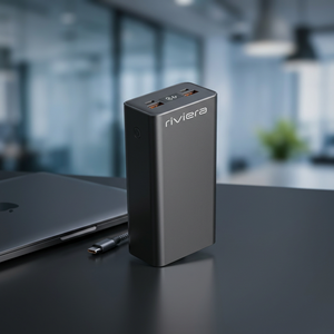 Wholesale 20000mAh 22.5W USB C Fast Charging Plastic Ultra Slim Cable Portable Power Bank 10W Output <b>LED</b> Micro USB Input Made - Product Image 2