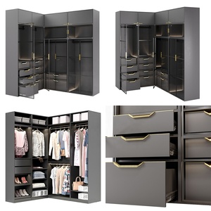 PA Diseño de <span class=keywords><strong>Armario</strong></span> de Cristal para Dormitorio Moderno de Estilo Italiano Hecho a Medida - Product Image 2