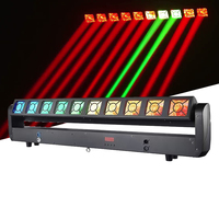 Igreslite 350W Projecteur de Scène LED 2-en-1 10x25W RGBW Beam + 160x0.3W RGBYA Wash avec Contrôle DMX512 pour DJ, Discothèque et Fêtes