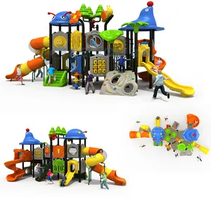 FEIYOU子供のための大きなカラフルな子供の遊び場屋外遊び場機器公園スライド子供の遊び場