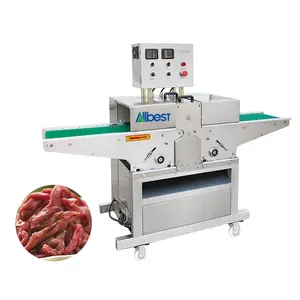 Electric Table Top Steak Meat Strips Knife Cutting Machinery Meat Blade Cutter Machine For Home Small Hotels Household