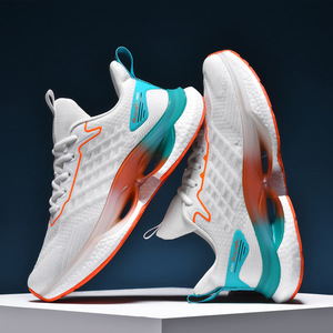 Chaussures de sport pour hommes, coussin d'air, légères, course à pied, tissage respirant, style estival, maille, confortables pour un usage quotidien - Product Image 2