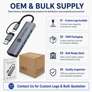 <b>USB</b> C <b>Hub</b> 7 in 1 6 in 1 100W PD 4K <b>USB</b> 3.0 SD TF RJ45 Ethernet Type C Multiport Adapter Wholesale - Product Image 6