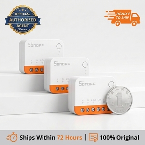Sonoff <span class=keywords><strong>Mini</strong></span> Extreme Minir4 Interrupteur Intelligent Wi-Fi Super Compact 10A 240V, Contrôle Sans Fil à Distance pour Système Maison Intelligente Ewelink - Product Image 1