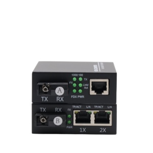 Convertidor de Medios de <span class=keywords><strong>Fibra</strong></span> Óptica Gigabit de 1000 Mbps, Ethernet de 3 KM, 2 Puertos RJ45, <span class=keywords><strong>Fibra</strong></span> SC, 1310 nm/1550 nm, Monomodo - Product Image 3
