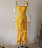 Vente en gros de vêtements robe de soirée élégante à la mode pour femme robes dos nu sexy et cintrées aux hanches pour femmes