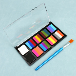 Ensemble de peinture pour le visage soluble dans l'eau personnalisé, 10 couleurs, pour scène, festival, opéra, art corporel - Product Image 3