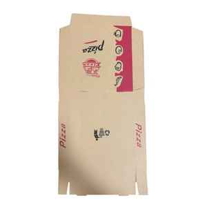 Boîte à <span class=keywords><strong>pizza</strong></span> en papier ondulé réutilisable portable <span class=keywords><strong>de</strong></span> haute qualité en gros avec logo personnalisé bon marché - Product Image 4
