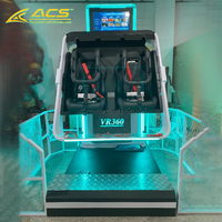 Máquina recreativa de realidad virtual ACS Premium 360 grados para dos jugadores, operada con monedas, resolución 1080P, para todas las edades, zonas de juego comerciales