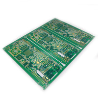 Placa de Circuito Impreso FR4 con Perforación Láser, Acabado ENIG, Alta Frecuencia, para Control Industrial, Equipos de Seguridad Mcpcba
