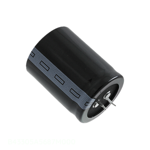 ตัวเก็บประจุแบบ Through Hole ยี่ห้อ Manufacturer Channel รุ่น CAP ALUM 680UF 20% 450V SNAP TH ความจุ 680 ไมโครฟารัด รหัสสินค้า B43305A5687M000 - Product Image 1