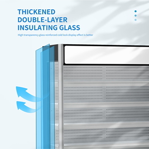 <span class=keywords><strong>ตู้</strong></span>ม่านอากาศเย็นหลายชั้นแสดง<span class=keywords><strong>โฆษณา</strong></span> R290 LED 110V ได้รับการรับรองจาก US ETL - Product Image 4