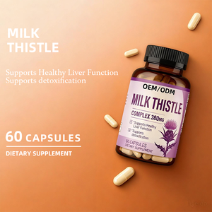 Süt Devedikeni Kompleksi 380mg Kapsül - Karaciğer Fonksiyonlarını Destekleyici Detoks Desteği Yetişkinler İçin 2 Kapsül/Portiyon 60 Kapsül OEM/ODM Toplu Tedarik - Product Image 2