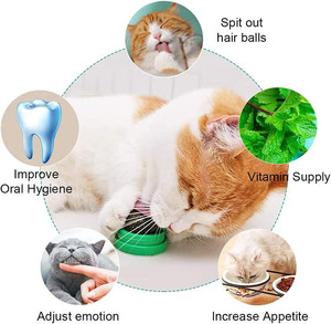 Bola de hierba gatera giratoria para gatos 2024, ventosa de pared, juguetes para lamer, bolas de azúcar de hierba gatera, juguetes para gatos, bola interactiva, juguete de menta para gatos - Product Image 3