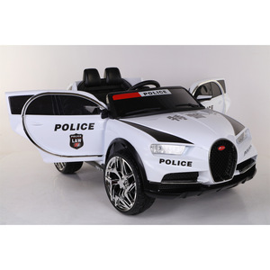 Coche de policía eléctrico para niños, juguete montable de 12V recargable para niños de 2 a 4 años - Product Image 4