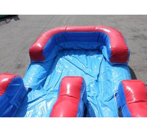 Tobogán Acuático Inflable Gigante de PVC de 20 pies, Diseño Rojo, para Niños y Adultos, Castillo Acuático Inflable para Jardín - Product Image 3