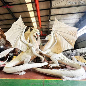 Modèle de dragon animatronique géant pour équipement de parc, spectacle d'amusement - Product Image 2