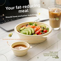 Contenant à sauce jetable biodégradable en amidon de maïs, écologique, avec couvercle, petit emballage portable pour vinaigrette