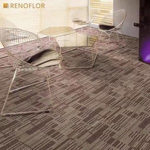 Respetuoso del medio ambiente Barato Muti Patrón Comercial Polipropileno PP Cuadrado PVC Respaldo 50x50 Oficina Piso Alfombra Azulejos Precio - Product Image 1