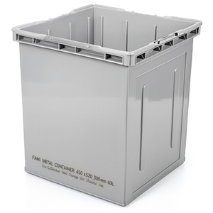 Conteneur métallique Fami Fami 450x520x300mm 63L en acier galvanisé, bac de rangement pour usage industriel - Product Image 3