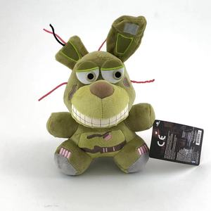 Peluche Foxy Fnaf Five Nights at <span class=keywords><strong>Freddy</strong></span> Nightmare <span class=keywords><strong>Freddy</strong></span> Bonnie animaux en peluche peluche lapin ours poupée d'horreur cadeau pour enfants <span class=keywords><strong>de</strong></span> 18cm - Product Image 1