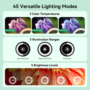 Chuyên Nghiệp 5K HD 10X Siêu <span class=keywords><strong>Macro</strong></span> Phổ Clip Chất Lượng Hàng Đầu Máy Ảnh Ảnh <span class=keywords><strong>Macro</strong></span> Điền Ống Kính Ánh Sáng Kit Đối Với iPhone Samsung Android - Product Image 4