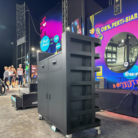 Cabinet Led personnalisable de cabine de DJ, Cabinet en métal de table de cabine de DJ de coupe de laser, Cabinet en aluminium mené de l'affichage P2 P25 de cabine de DJ