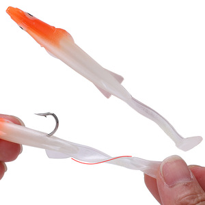 Esca Artificiale Morbida OEM in Silicone PVC a Forma di Anguilla 55mm/65mm/85mm/105mm per Pesca in <span class=keywords><strong>Mare</strong></span> e Fiume, Wobbler Swimbait - Product Image 4