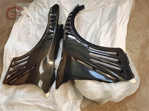 Ailes avant de style YG en fibre de verre ou semi-carbone personnalisées sont disponibles pour <span class=keywords><strong>Nissan</strong></span> GTR R35 - Product Image 5
