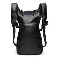 Sac à Dos Ordinateur Portable Unisexe Étanche en PU 3D, pour Étudiants, avec Doublure en Nylon et Fermeture Éclair
