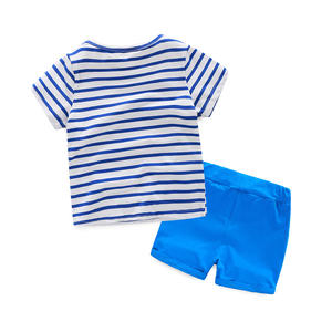 Camiseta a Rayas de Alta Calidad al por Mayor, Conjunto de Ropa para Niños, Ropa de Zhejiang - Product Image 4