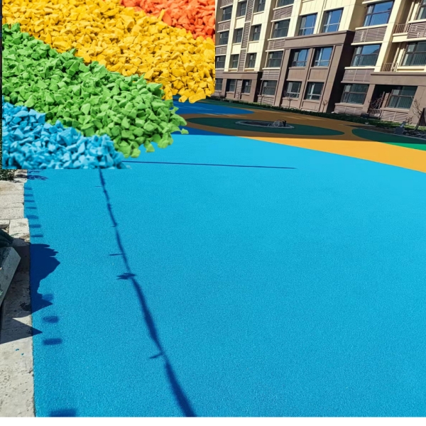 Экологически чистый резиновый материал EPDM, эластичные резиновые гранулы для беговых дорожек, спортивных поверхностей