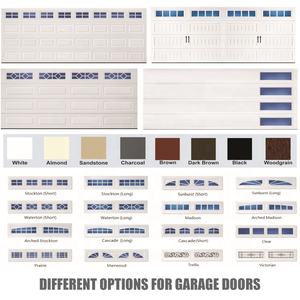 Panneau sandwich automatique en plexiglas trempé au design moderne Panneau <span class=keywords><strong>de</strong></span> <span class=keywords><strong>porte</strong></span> <span class=keywords><strong>de</strong></span> <span class=keywords><strong>garage</strong></span> sectionnel en mousse d'acier - Product Image 4