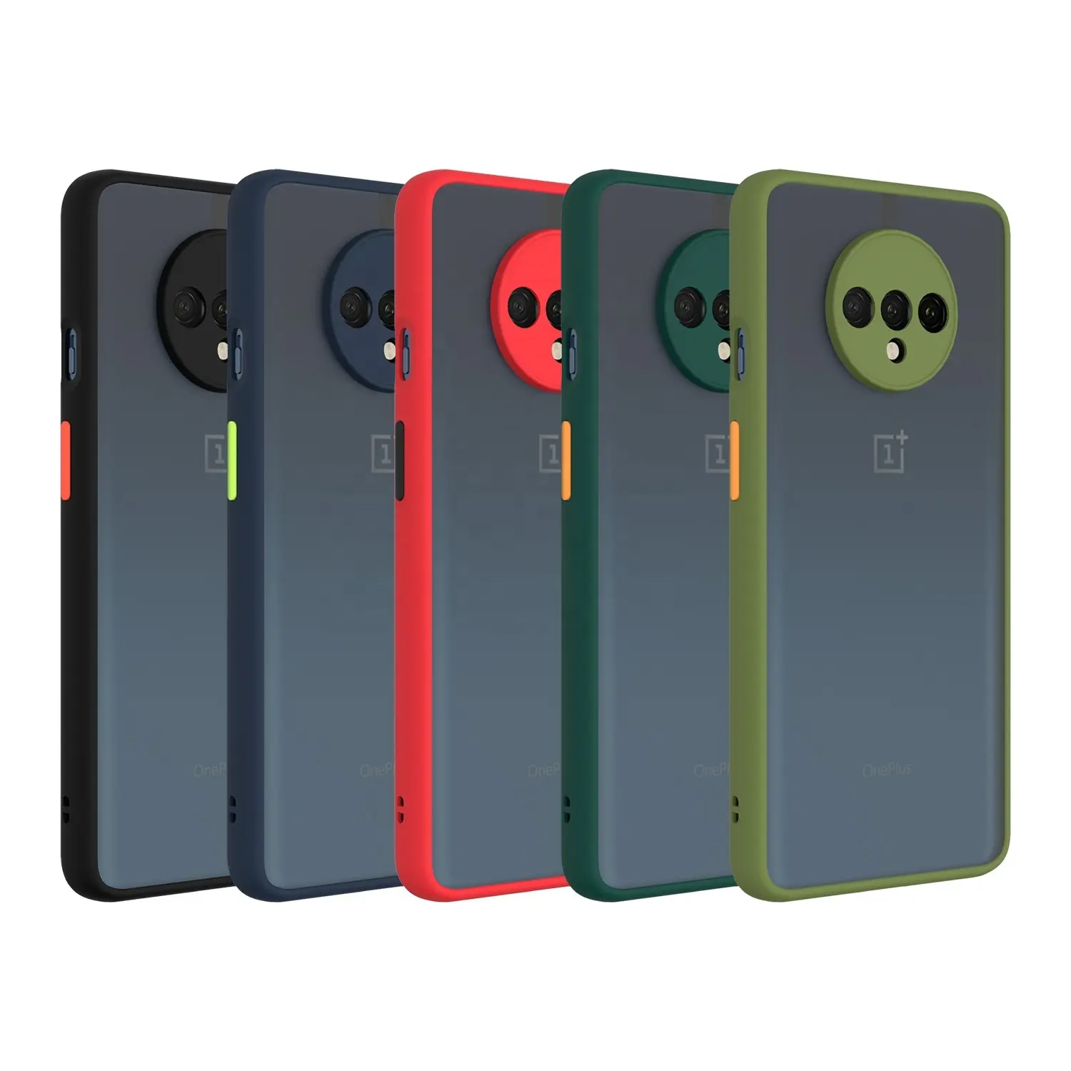 Ready to Ship Unique Translucent Matte Mobilephone Cover Hard PC Android Phone Case for OnePlus 7T 8 Pro 5G 7 Nord McLaren 6T 6