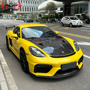 Kit Carrozzeria in Plastica PP Stile GT4 RS con Design in Fibra di Carbonio, Paraurti Anteriore e Diffusore Posteriore per <span class=keywords><strong>Porsche</strong></span> 718 Cayman Boxster - Product Image 2