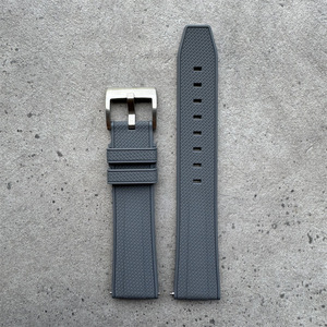 Correas de Reloj de Caucho de Nuevo Estilo, 20mm 22mm, Negro, Blanco, Gris, Liberación Rápida, Correa de Reloj FKM, Correa Inteligente para <span class=keywords><strong>Relojes</strong></span> Omega y <span class=keywords><strong>Swatch</strong></span> para <span class=keywords><strong>Hombre</strong></span> - Product Image 4