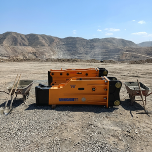 Martillo Hidráulico Tipo Caja Amarillo SB70, Precio de Fábrica, Venta Caliente 2026, Rompedor de Rocas con Motor Certificado CE, para Construcción de 16-21 Toneladas - Product Image 1