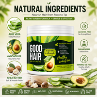 Crème coiffante professionnelle SILU, gel à l'aloe vera, anti-frisottis, pâte coiffante, fabricant OEM