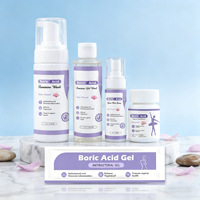 Kit de Soins Intimes Féminins 5-en-1 : Capsules d'Acide Borique et Gel Nettoyant Antibactérien pour le Contrôle des Odeurs (Vente en Gros)