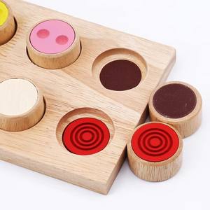 Juguetes de Madera para el Desarrollo Cerebral, Juguetes Sensoriales Montessori para la Educación Temprana, Juguetes de Clasificación de Colores - Product Image 5