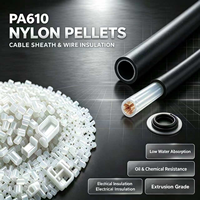 Granulés de nylon PA610 pour moulage et extrusion, haute résistance, faible absorption d'eau, pour gaine de câble automobile