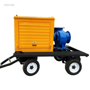 Pompe à eau de mer diesel grande capacité anti-colmatage - Pompe à eaux usées auto-amorçante mobile personnalisable pour la lutte contre les inondations - Product Image 5