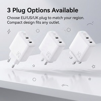 Chargeur mural double USB C Cantell Factory OEM 25W, chargeur rapide, chargeur de voyage, certifié CE ROHS