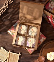 Boîtes à biscuits au design personnalisé Boîte à biscuits biodégradable en papier artisanal cadeau vintage Paquet avec séparateurs