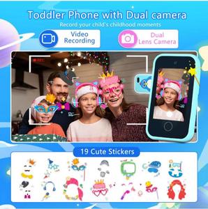 Smartphone Giocattolo per Bambini con Touch Screen, Fotocamera Digitale Dual HD, Foto, Video, Musica, Giochi, Telefoni Cellulari - Product Image 4