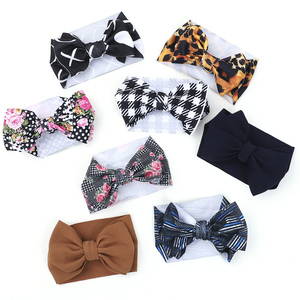 Diademas y Cintas para la Cabeza <span class=keywords><strong>con</strong></span> Lazo para Bebés Recién Nacidos, Suaves y Coloridas, para Niñas de 0 a 4 Años, Venta al Por Mayor - Product Image 4