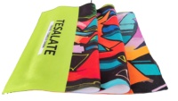 Serviette de sport pour le visage en microfibre Terry, super absorbante, douce, écologique, avec logo OEM personnalisé