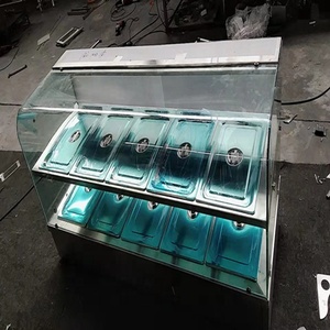 ตู้โชว์อุ่นอาหาร2ชั้นแบบ <span class=keywords><strong>BMS</strong></span>-5G-10pans กระจกโค้งพร้อมประตูบานเลื่อนด้านหลัง - Product Image 1